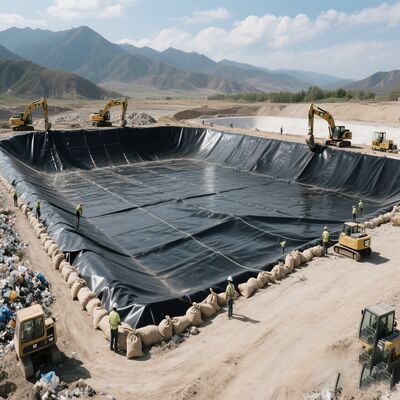 0.1mm 魚場ダムラインナー HDPE 地膜池ラインナー 色違い 厚さ 1mm 魚場池用 HDPE