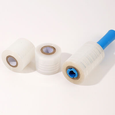 透明食品LLDPE防水ストレッチフィルムロール 30cm ソフトキャストプラスチックパレットラップ 50m長さ スーパーマーケットプロモーション包装