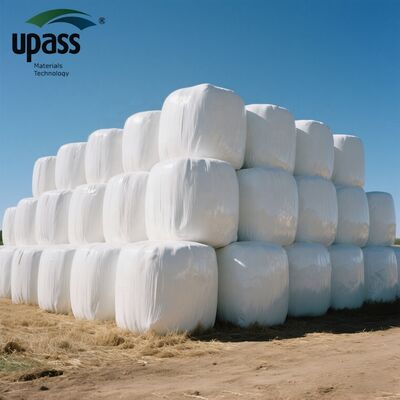 6 Mil LLDPE Green Agricultural Silage Film for Bunker Cover Greenhouse Use Moisture / Water Proof 5-Layer Construction Cutting