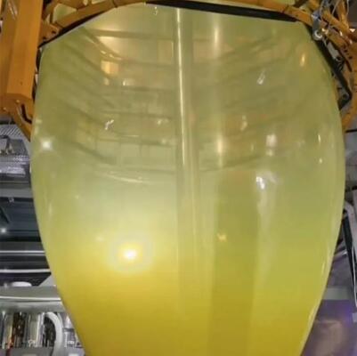 綿製の包装フィルム バール 巻物 PE 黄色 ブロー 鋳造 高可視性 破裂 防止 密封 2330*75mic/ロール Upasschina